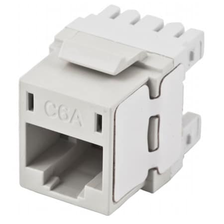 Hubbell Premise Wiring Ascent Category 6A Jacks- White HJ6AW